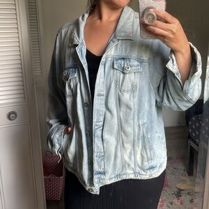 Torrid size 4 Jean jacket light wash